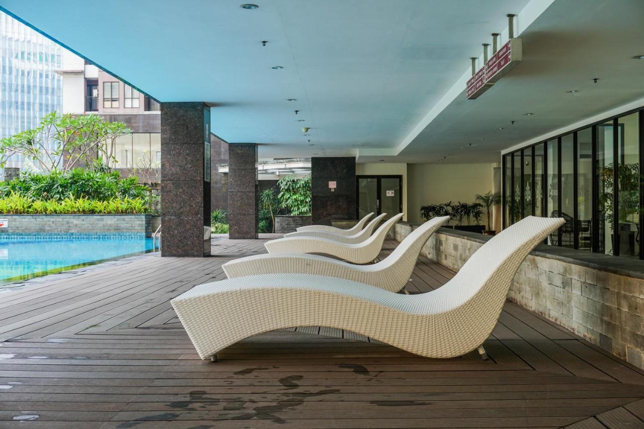 Homey And Modern Tamansari Semanggi 2Br Apartment By Travelio Jakarta Exterior photo